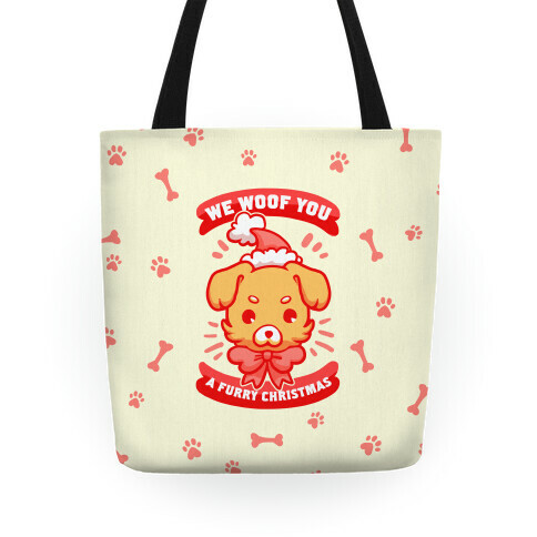We Woof You A Furry Christmas Tote