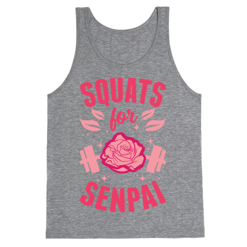 Squats For Senpai Tank Top