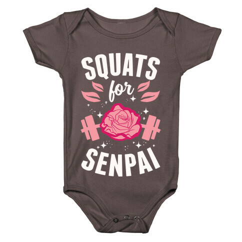 Squats For Senpai Baby One-Piece