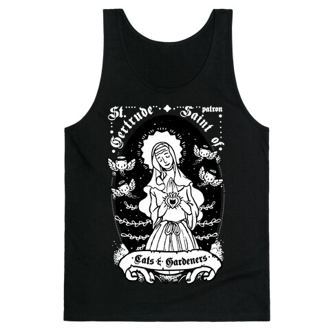 Saint Gertrude of Cats Tank Top