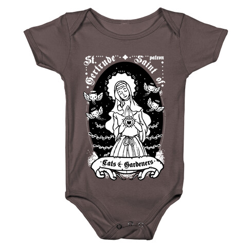 Saint Gertrude of Cats Baby One-Piece