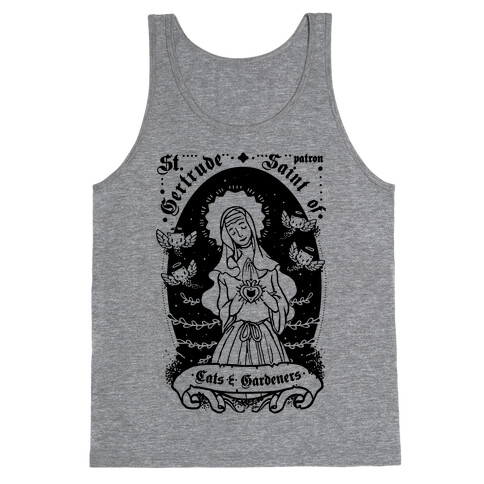 Saint Gertrude of Cats Tank Top