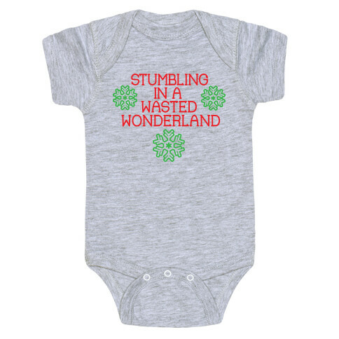Stumbling in a Wasted Wonderland Baby One-Piece