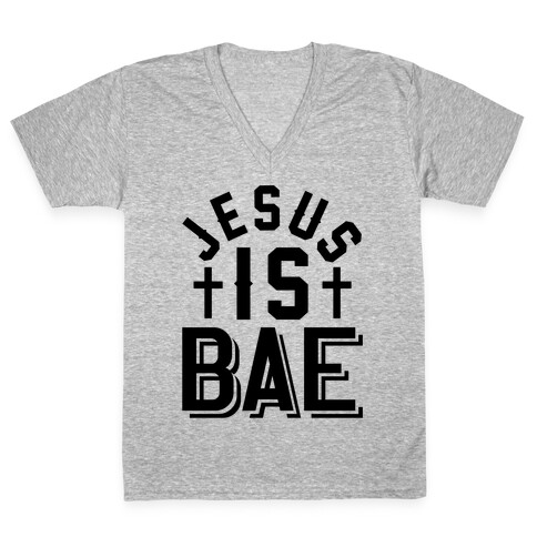 Jesus Is Bae V-Neck Tee Shirt