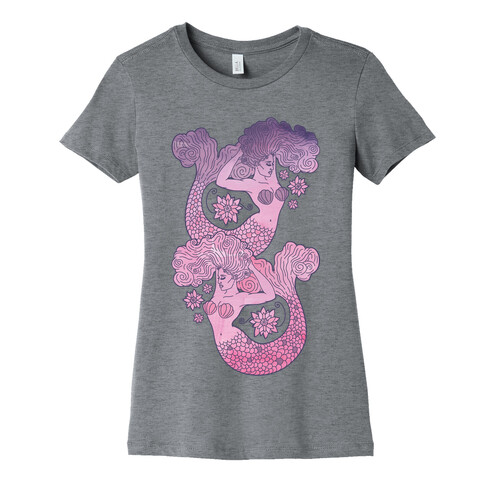 Siren and Lotus Womens T-Shirt