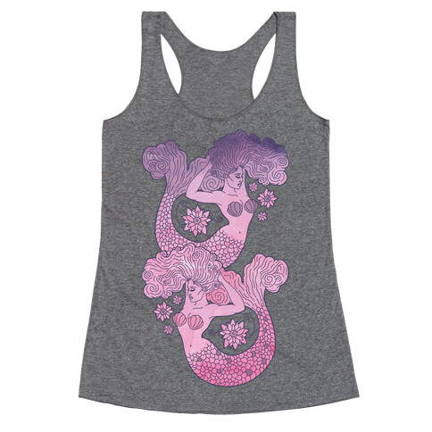 Siren and Lotus Racerback Tank Top