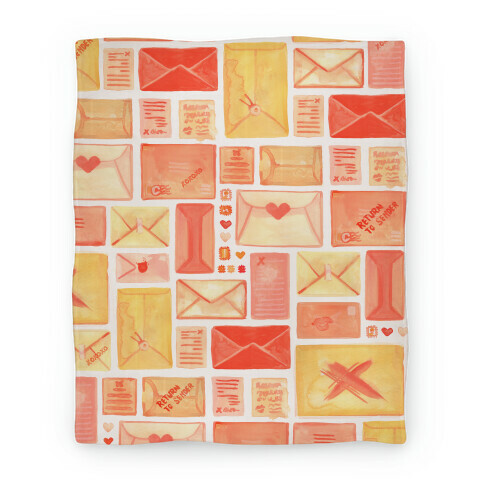 Love Letter Pattern Blanket