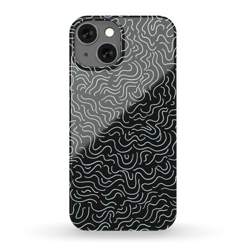 Doodle Lines Pattern Phone Case