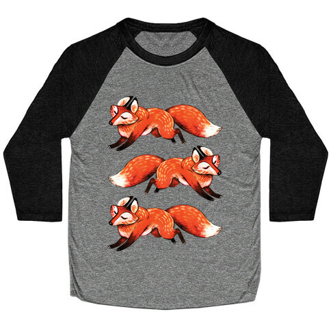 Running Foxes Baseball Tee