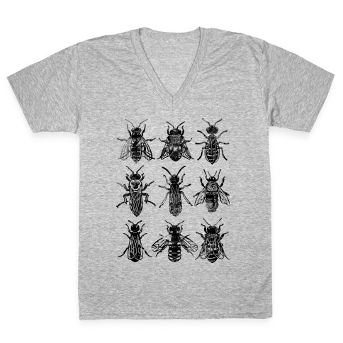 Bee Species V-Neck Tee Shirt