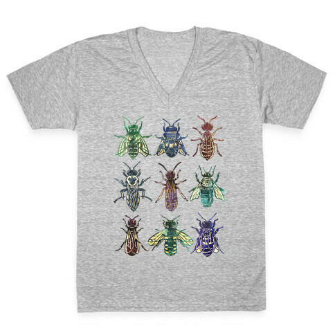 Bee Species V-Neck Tee Shirt