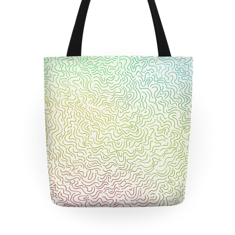 Doodle Lines Pattern Tote