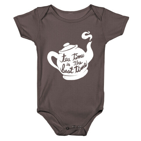 Tea Time Is The Best Time Baby One-Piece