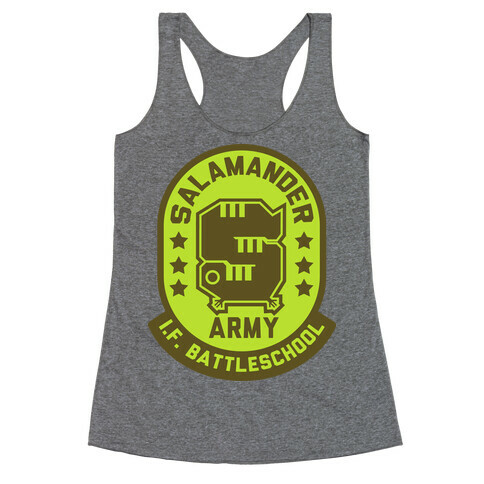 Salamander Army Racerback Tank Top