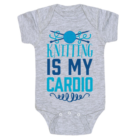 Knitting Is My Cardio Baby One-Piece