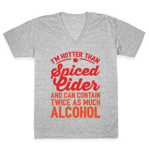 Hotter Than Spiced Cider V-Neck Tee Shirt