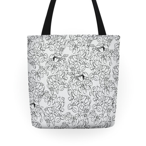 One Stylish Plant Pattern Tote