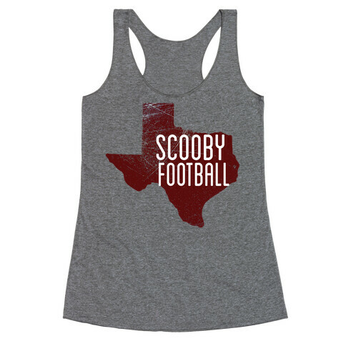 Scooby Football Racerback Tank Top