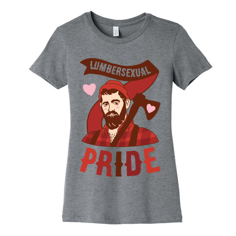 Lumbersexual Pride Womens T-Shirt