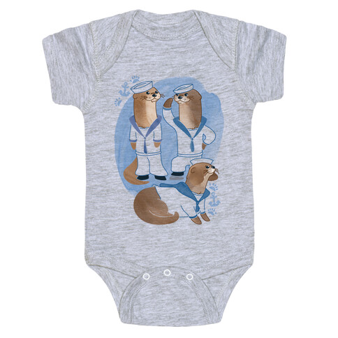 Sea Sailor Otters Baby One-Piece