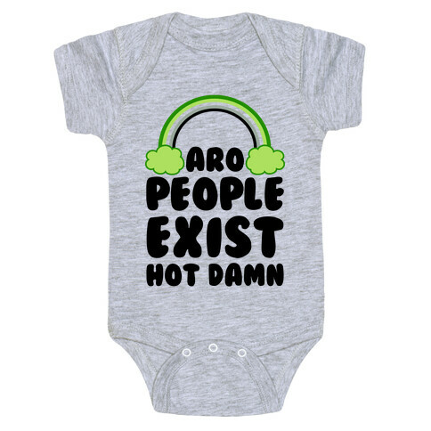 Aro People Exist Hot Damn Baby One-Piece