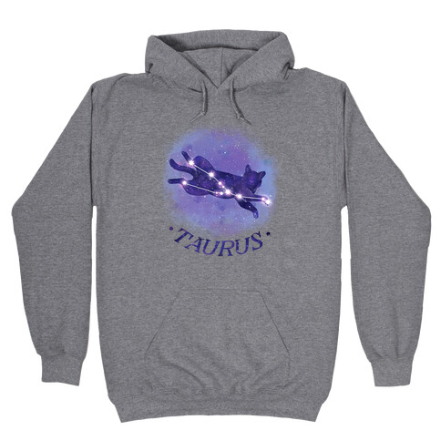 Cat Zodiac: Taurus Hooded Sweatshirt