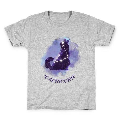 Cat Zodiac: Capricorn Kids T-Shirt