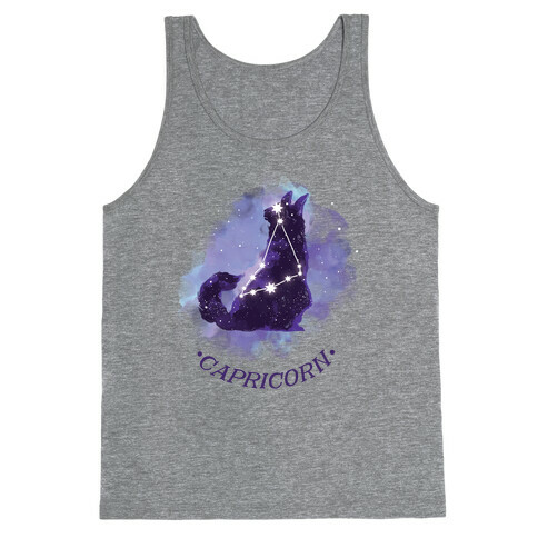 Cat Zodiac: Capricorn Tank Top