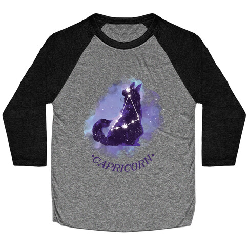 Cat Zodiac: Capricorn Baseball Tee