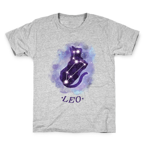 Cat Zodiac: Leo Kids T-Shirt