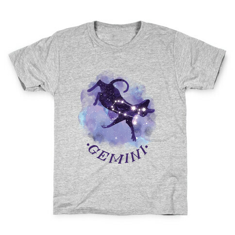 Cat Zodiac: Gemini Kids T-Shirt