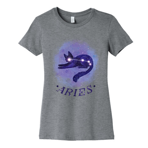 Cat Zodiac: Aries Womens T-Shirt