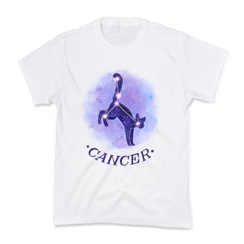 Cat Zodiac: Cancer Kids T-Shirt