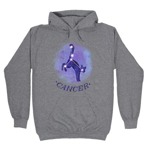 Cat Zodiac: Cancer Hooded Sweatshirt