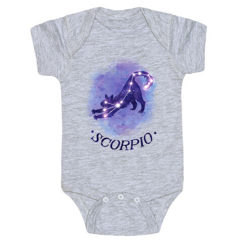 Cat Zodiac: Scorpio Baby One-Piece