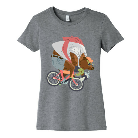 Fixed Gear Bear Womens T-Shirt