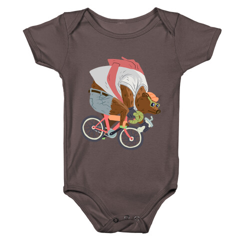 Fixed Gear Bear Baby One-Piece