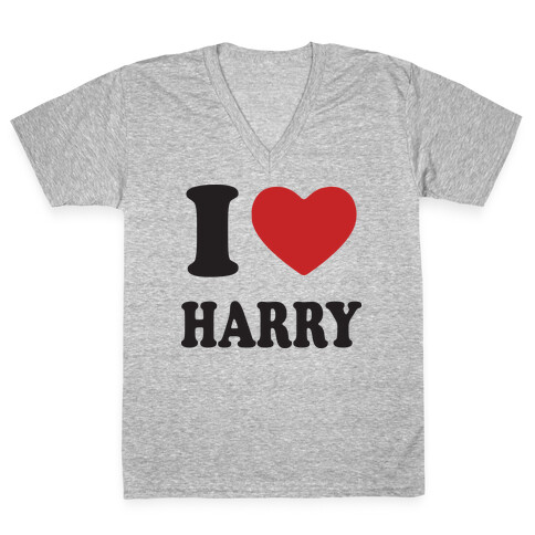 I Love Harry V-Neck Tee Shirt