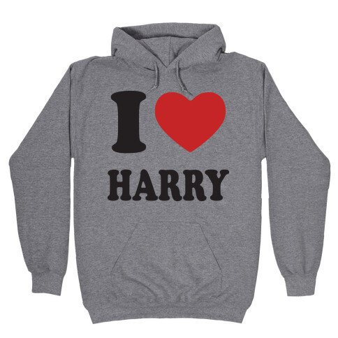 I Love Harry Hooded Sweatshirt