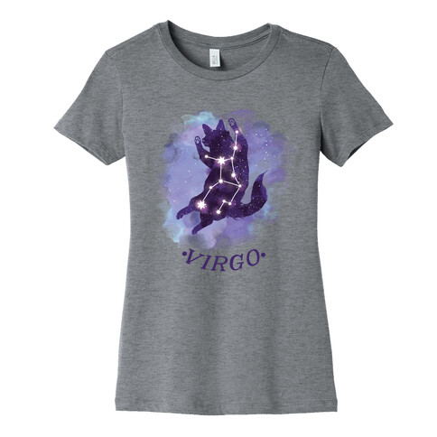 Cat Zodiac: Virgo Womens T-Shirt