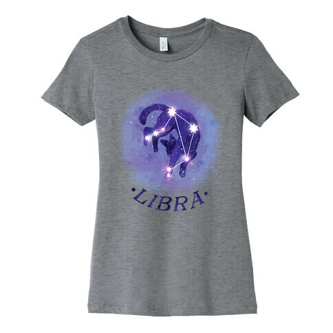 Cat Zodiac: Libra Womens T-Shirt