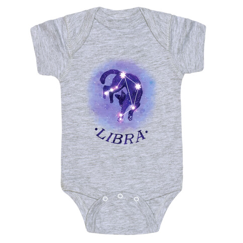 Cat Zodiac: Libra Baby One-Piece