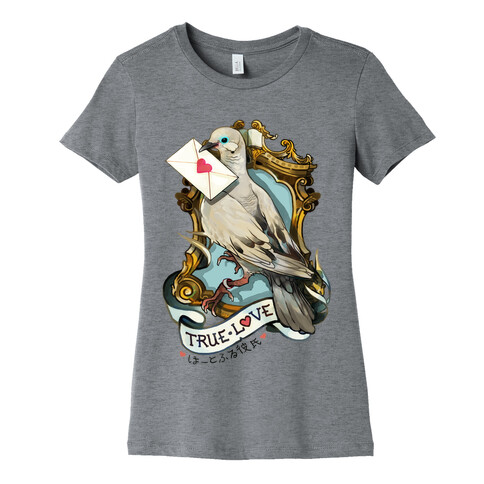 Pigeon Boyfriend Womens T-Shirt