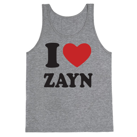 I Love Zayn Tank Top