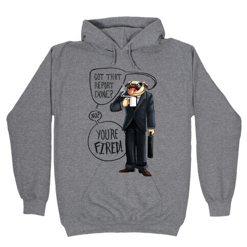 Professional Pug Hooded Sweatshirt