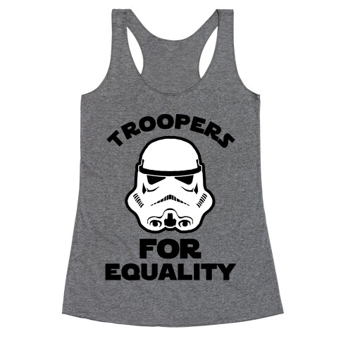 Troopers For Equality Racerback Tank Top