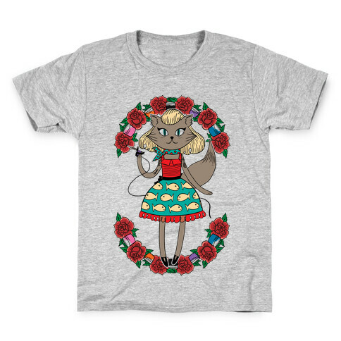 Tattooed Kitty Kids T-Shirt