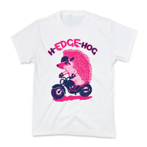 h-EDGE-hog Kids T-Shirt