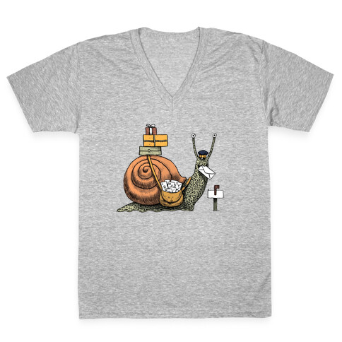 Snail Mail V-Neck Tee Shirt