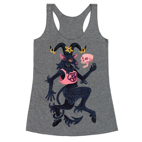 Goth Goat Racerback Tank Top